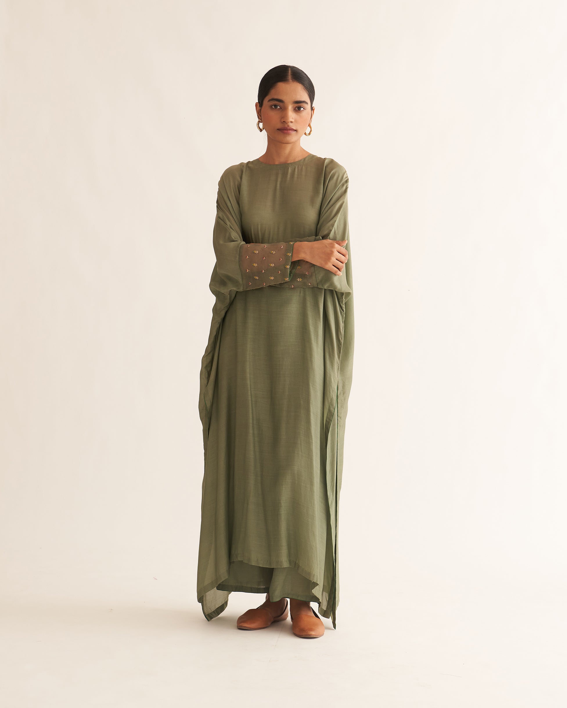 Ayana Sage Green Kaftan Set DOT Ayana Sage Green Kaftan Set DOT